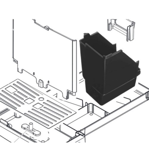 Bac à marc noir  17001503 / 421944060591 - PHILIPS GAGGIA SAECO