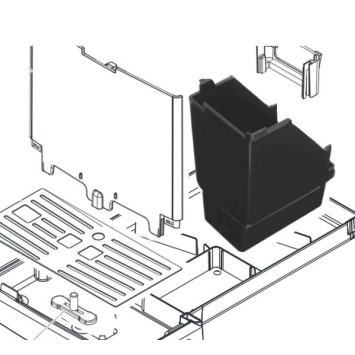 Bac à marc noir SAECO 421944060591
