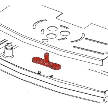Flotteur rouge pour bac à eau SAECO PHILIPS 421941304791
