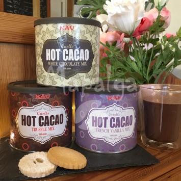 Assortimento 3 x cioccolatini in polvere di tartufo, vaniglia e kav bianco