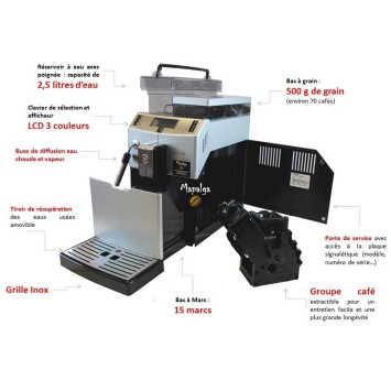 SAECO Lirika PLUS Professionnelle + 2 Kg  de café