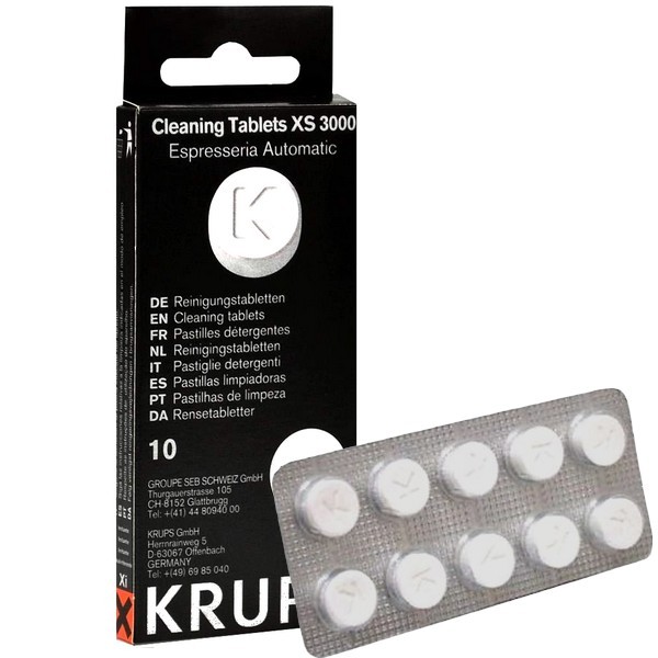 Krups Lot de 3 boîtes de pastilles détergentes XS3000 : : Cuisine  et Maison