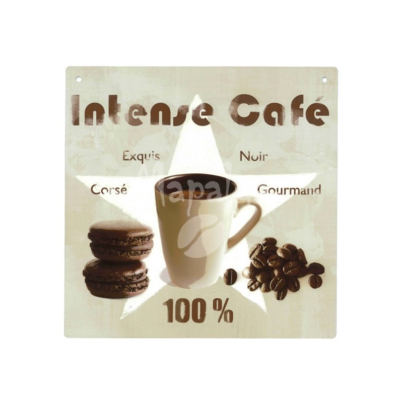 Intense decorative plaque 19x19 cm