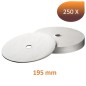 195mm round paper filters, by 250 bartscher pieces