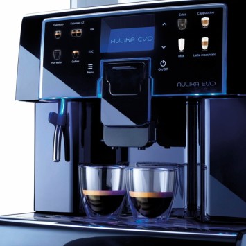 SAECO AULIKA EVO BLACK + 10 kg Café offerts