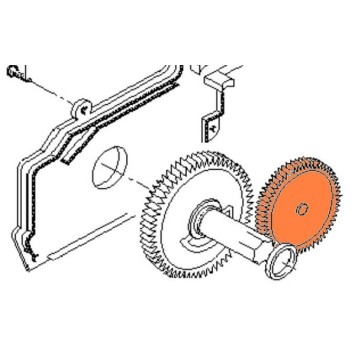 Roue dentée engrenage SAECO 9121.042