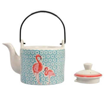 Théière céramique flamingo 1 litre - SEMA 98766