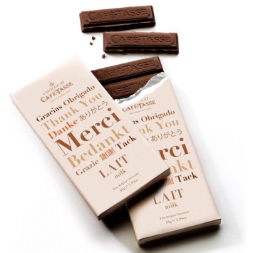 Milk tablet thank you cafe-tasse 85g