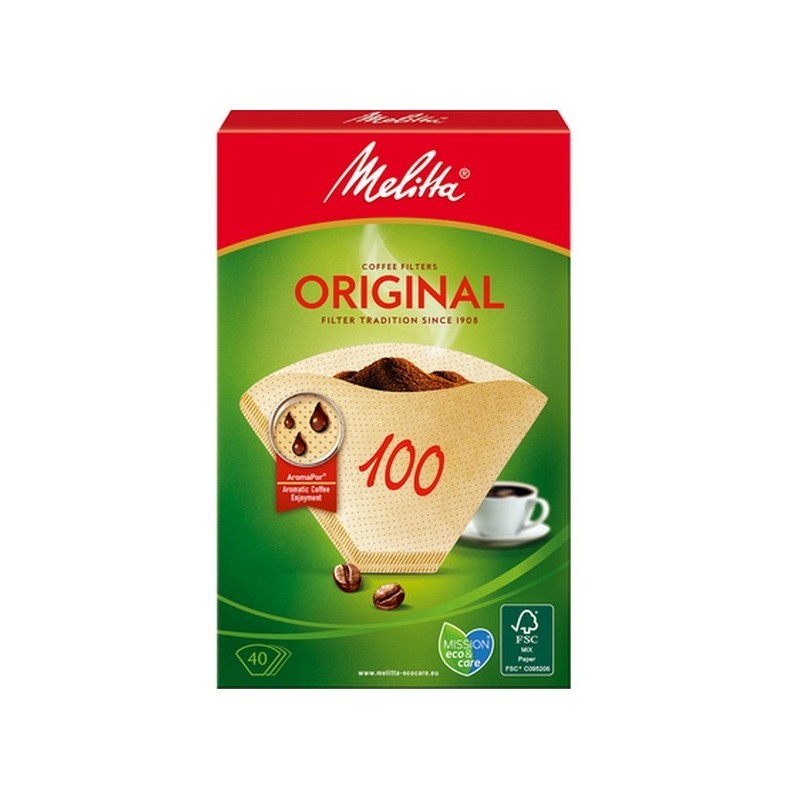 Filtri Cafe originali Melitta N ° 100 - Aromaboy - 40 filtri