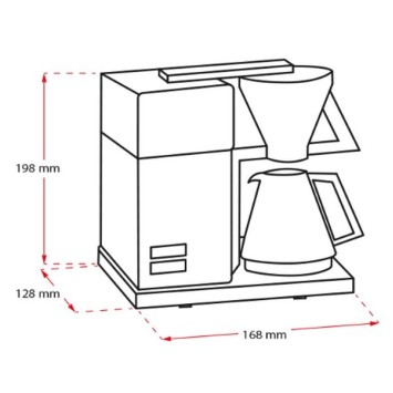 Cafetière filtre Aromaboy MELITTABeige Brun MAPALGA