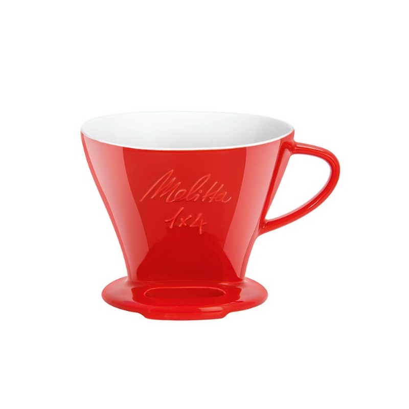 Supporto filtro in porcellana rossa 1x4 6763135 - Melitta Supporto filtro in porcellana rossa 1x4 6763135 - Melitta