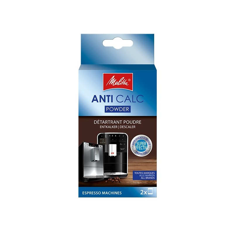 Setting up anti -calcus powder 6762512 for automatic espresso - melitta