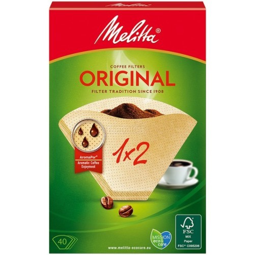 CAFE MELITTA FSC Label 1x2 / 40 filters