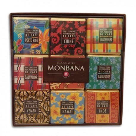 Coffret de chocolats fins assortis Monbana® Made in France 335g