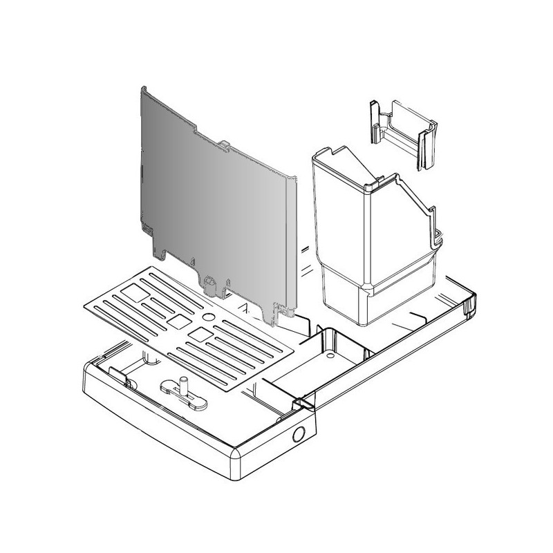 Panneau Silver de machine à café 421944014751 - SAECO GAGGIA PHILIPS