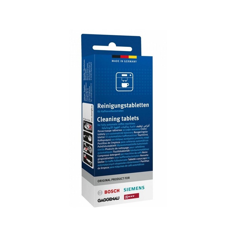 Pastille di pulizia espresso 10 x 2,2 g Bosch Siemens Neff 00311970