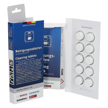 Pastilles de Nettoyage espresso 10 x 2,2g Bosch Siemens Neff 