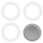 Set de 3 joints + 1 filtre cafetière aluminium 12 Tasses 0800036 - BIALETTI Set de 3 joints + 1 filtre cafetière aluminium 12 Tasses 0800036 - BIALETTI