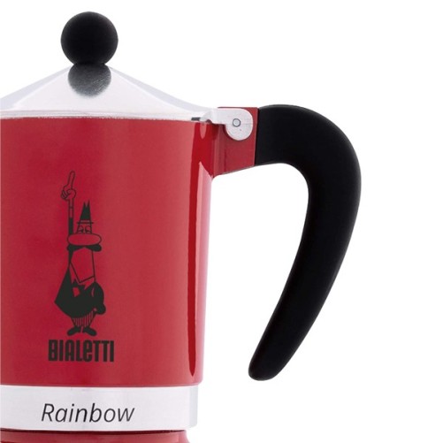 Cafetière RAINBOW Rouge 3 tasses - BIALETTI