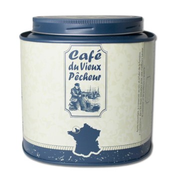 CAFFETTO METALLO METHE CAFFE THE CAOUA IN SORE 500G - Café DU VIEUX FISHERMAN