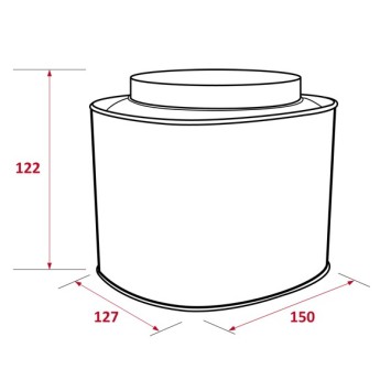 Boîte métal café grain LE PTIT MIC 500g - CAFÉ DU VIEUX PÊCHEUR