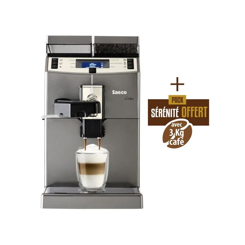 Saeco Lirika One Touch Cappuccino (OTC) + 3 kg di Grain Café Saeco Lirika One Touch Cappuccino (OTC) + 3 kg di Grain Café