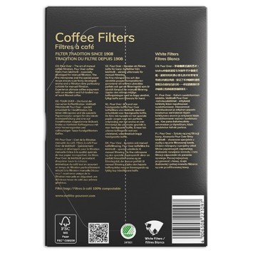 I filtri del caffè Melitta a oltre 1x4 40 unità