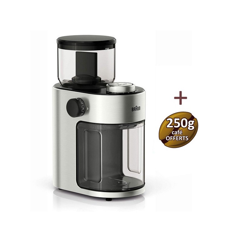 Braun Kg7070 Braun Coffee Mill + 250g of coffee offered