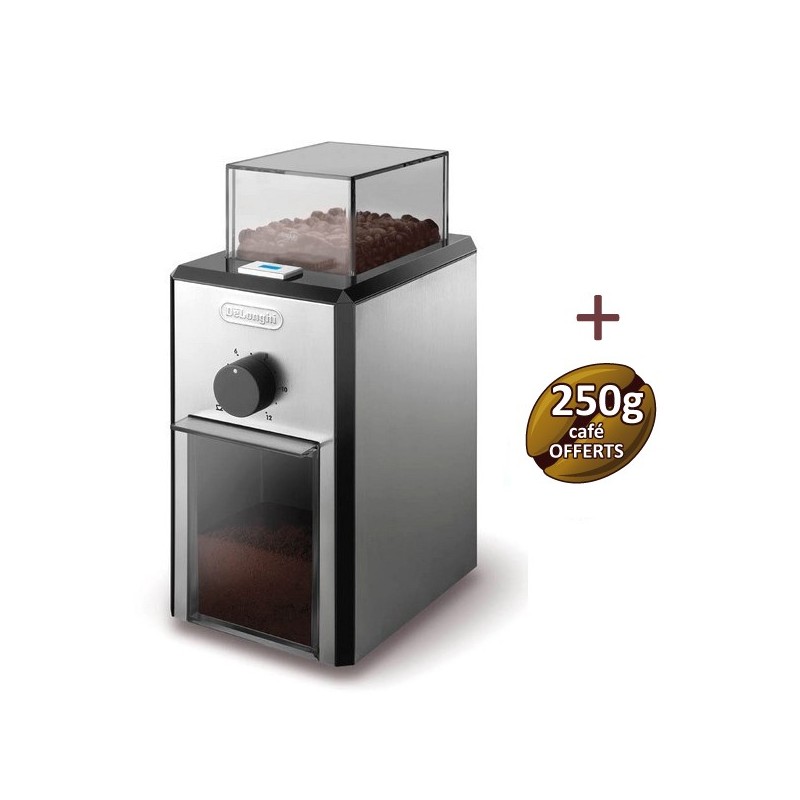 Moulin à café KG89 DELONGHI + 250g de café OFFERTS Moulin à café KG89 DELONGHI + 250g de café OFFERTS