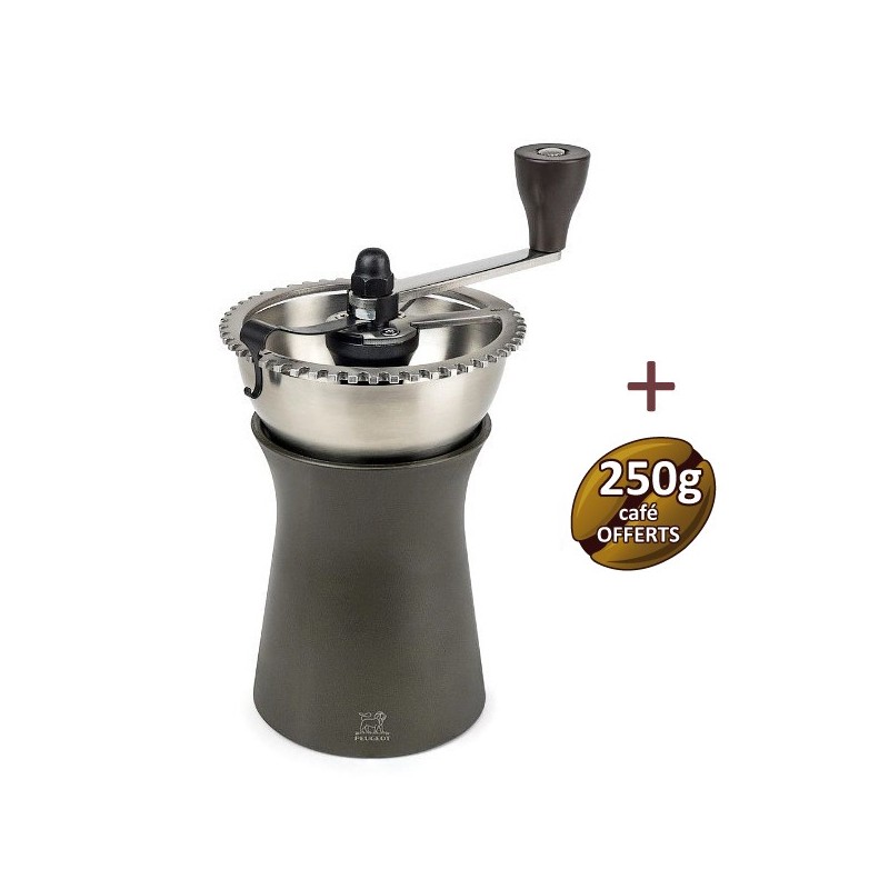 Mill manuale 19 cm Kronos Peugeot + 250 g di caffè Offerto