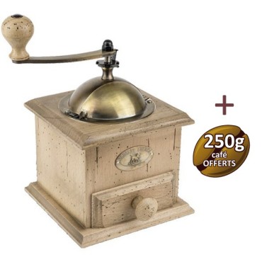 Ancient coffee mill - Peugeot + 250g coffee offered