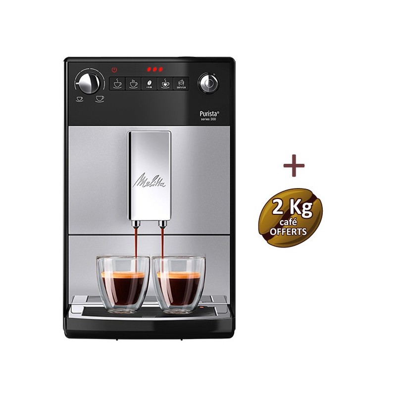 Coffee machine Purista Silver F230-101 Melitta + 2 kg of coffee offered