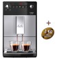 Macchina da caffè pusta argento f230-101 melitta + 2 kg di caffè offerto