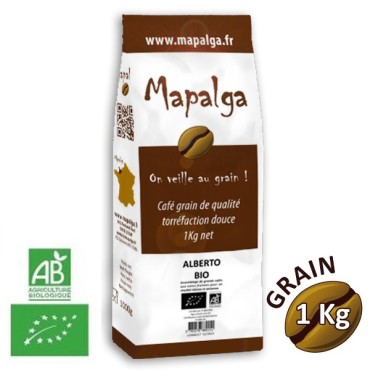 Organic Alberto Grain Café - 1 kg - MAPALGA