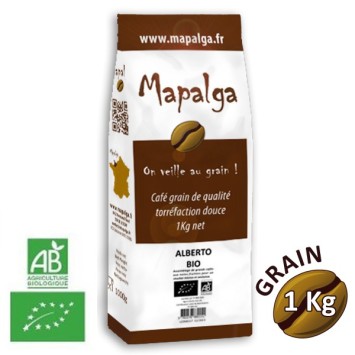 Organic Alberto Grain Café - 1 kg - Mapalga