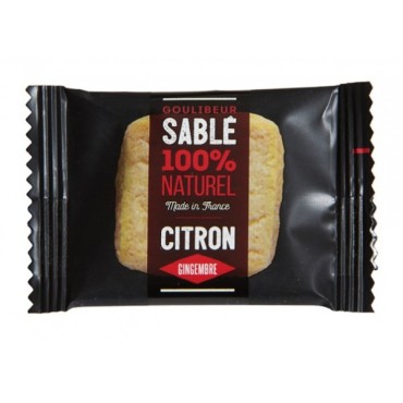Sachet x 15 sablés Citron bio et gingembre - GOULIBEUR