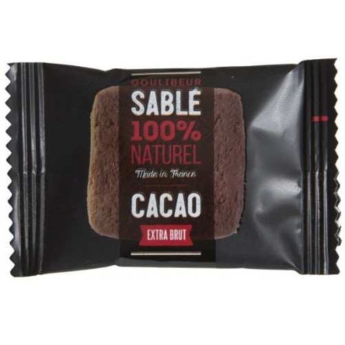 Sachet x 15 extra raw cocoa shortbread - Goulibeur