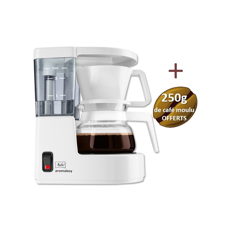 Coffee maker Aromaboy Melitta + 40 filters and 250g of coffee offered