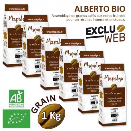 Café grain ALBERTO - 1Kg - MAPALGA - MAPALGA CAFES