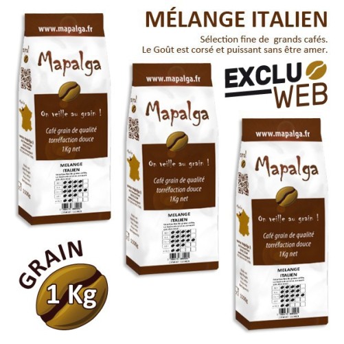 Pacchetto X 3 Café Grainge Italian - 1kg - Mapala