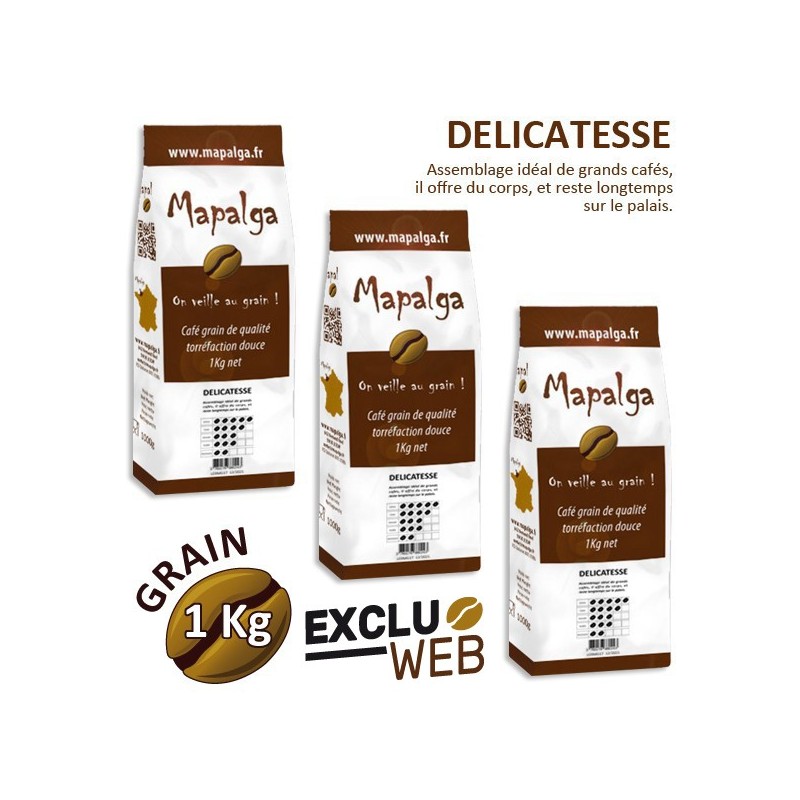 Pacchetto X 3 Café Grain Delicacity - 1 kg - MapAla