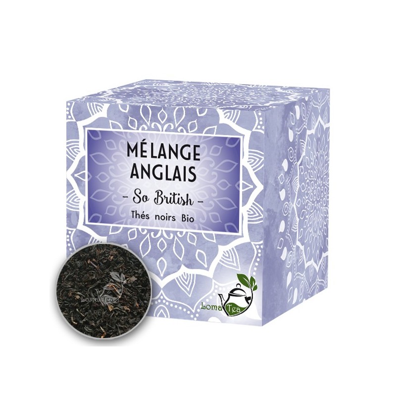 Tè nero inglese melange lomatea x 20 piramide infustes