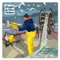 Decorative plaque The fisherman on his trawler - Café du Vieux fisherman 19x19 cm