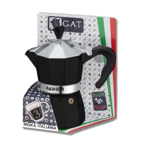 Cafetière Italienne FASHION SUPERMOKA 3 Tasses - GAT (défaut d'aspect)