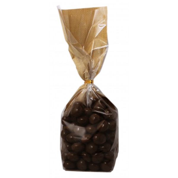 Grains de café au chocolat noir