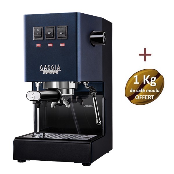 Machine à café DELONGHI Dedica Metallics Beige - EC 795.BG + 1 Kg de café  moulu OFFERT