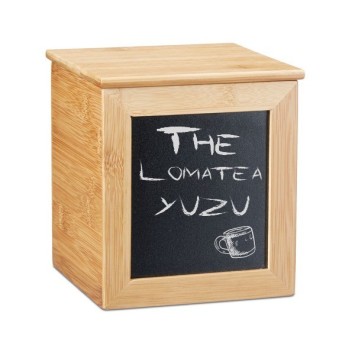 Square bamboo storage box 10021575
