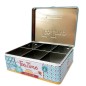 Metal tea box 6 Easy Life compartments