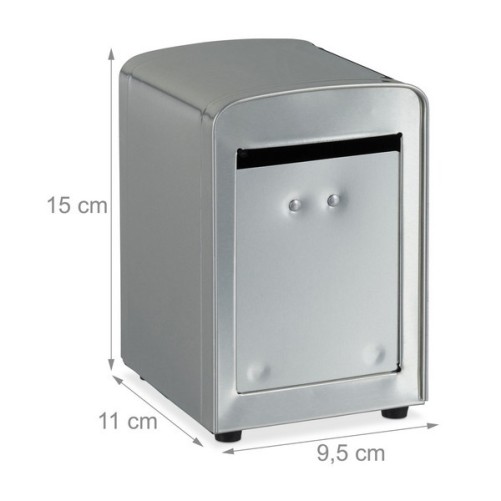 Distributeur de serviettes retro métal Relax Days 10025508 avec 500 serviettes offertes