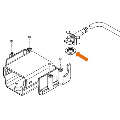 Joint Noir caoutchouc 17000337 - 996530068501 - SAECO